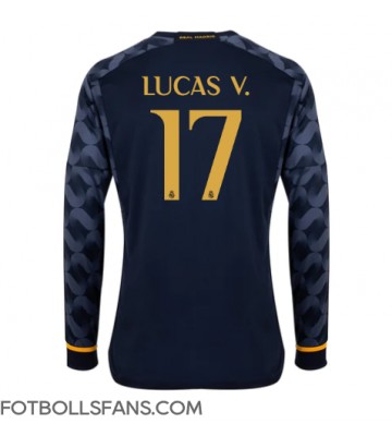 Real Madrid Lucas Vazquez #17 Replika Bortatröja 2023-24 Långärmad